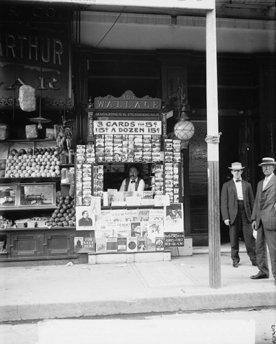 Smallest News and Post Card Stand in New Orleans, La., 103 Royal Street by Detroit Publishing Co.